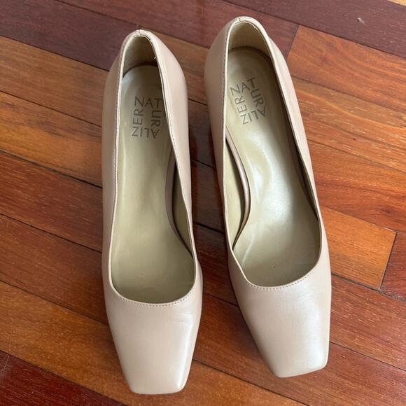 Naturalizer Karina Pump | Womens Heels Naturalizer Karina Square Toe Block Heel Pumps Dressy Beige Size 10.5 Neutral